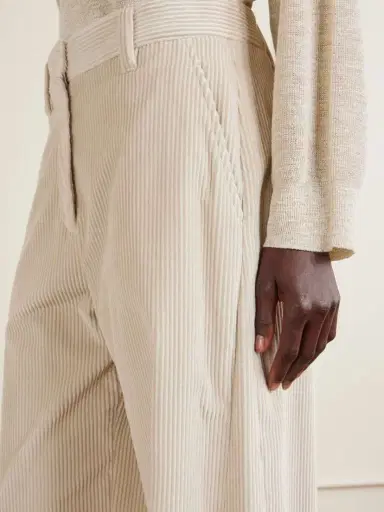 Brunello Cucinelli Cotton Wide-leg Pants | Thumbnail 5 Brunello Cucinelli Cotton Wide-leg Pants | Thumbnail 5