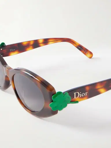 DIOR Eyewear Dior clover B1i Round-frame Acetate Sunglasses | Thumbnail 4 DIOR Eyewear Dior clover B1i Round-frame Acetate Sunglasses | Thumbnail 4