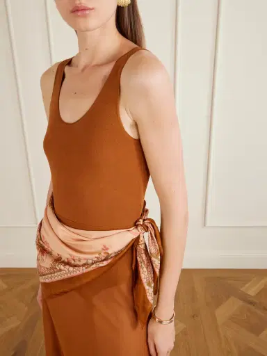 Zimmermann Aster Scarf Mesh Maxi Dress | Thumbnail 4 Zimmermann Aster Scarf Mesh Maxi Dress | Thumbnail 4