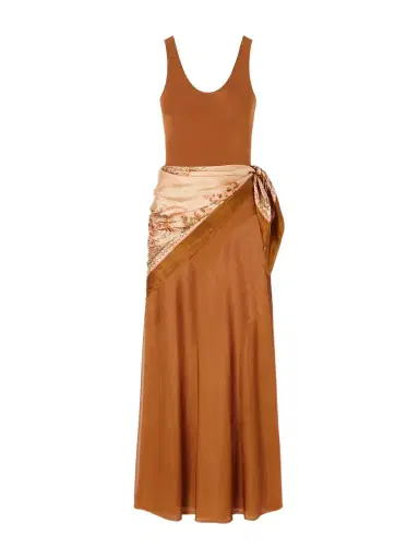 Zimmermann Aster Scarf Mesh Maxi Dress | Thumbnail 1 Zimmermann Aster Scarf Mesh Maxi Dress | Thumbnail 1