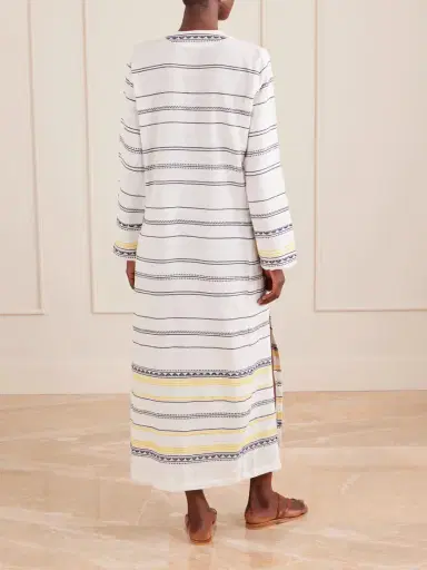 Lemlem Theodora Striped Linen Maxi Dress | Thumbnail 3 Lemlem Theodora Striped Linen Maxi Dress | Thumbnail 3