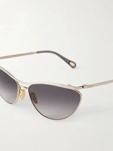 Chloé Aviator-style Gold-tone Sunglasses | Thumbnail 4 Chloé Aviator-style Gold-tone Sunglasses | Thumbnail 4