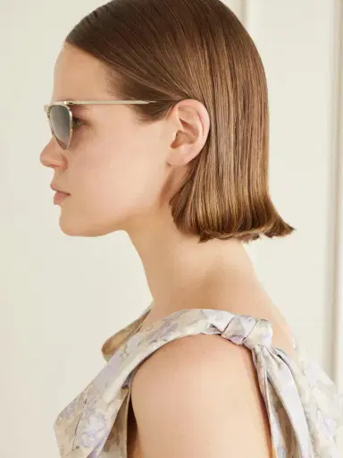 Chloé Aviator-style Gold-tone Sunglasses | Thumbnail 5 Chloé Aviator-style Gold-tone Sunglasses | Thumbnail 5