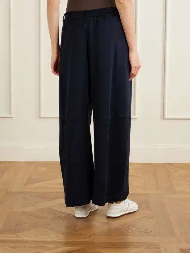 Brunello Cucinelli Cotton Wide-leg Pants | Thumbnail 4 Brunello Cucinelli Cotton Wide-leg Pants | Thumbnail 4