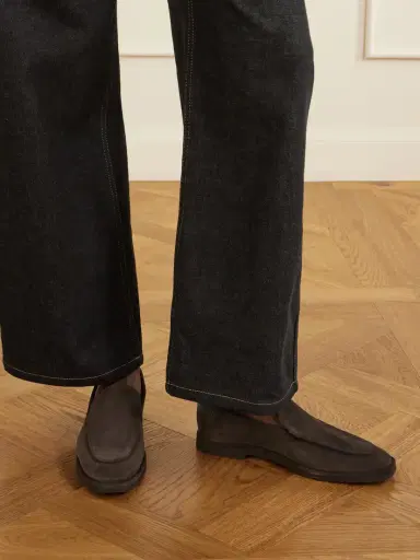 Brunello Cucinelli Embellished Suede Loafers | Thumbnail 2 Brunello Cucinelli Embellished Suede Loafers | Thumbnail 2
