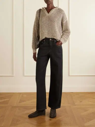 Brunello Cucinelli Embellished Suede Loafers | Thumbnail 4 Brunello Cucinelli Embellished Suede Loafers | Thumbnail 4