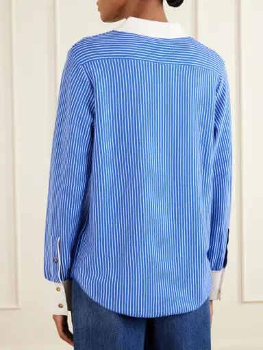 La Ligne Striped Cotton-blend Knit Shirt | Thumbnail 4 La Ligne Striped Cotton-blend Knit Shirt | Thumbnail 4