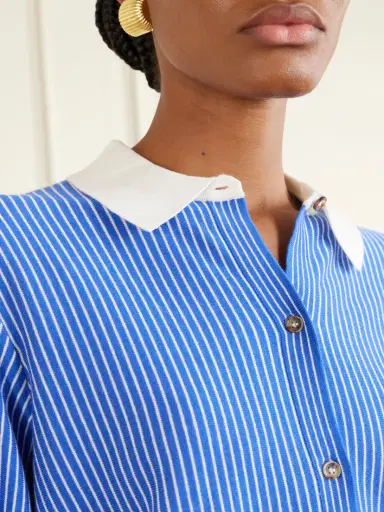La Ligne Striped Cotton-blend Knit Shirt | Thumbnail 6 La Ligne Striped Cotton-blend Knit Shirt | Thumbnail 6