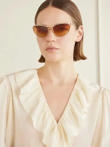 Chloé Aviator-style Gold-tone Sunglasses | Thumbnail 2 Chloé Aviator-style Gold-tone Sunglasses | Thumbnail 2