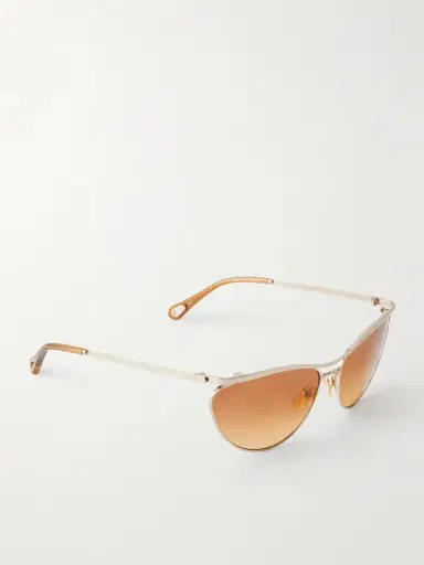 Chloé Aviator-style Gold-tone Sunglasses | Thumbnail 3 Chloé Aviator-style Gold-tone Sunglasses | Thumbnail 3
