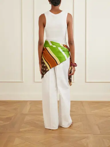 Faithfull Soleil Satin Waist Scarf | Thumbnail 3 Faithfull Soleil Satin Waist Scarf | Thumbnail 3