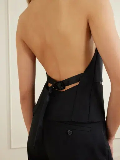 McQueen Halterneck Wool Top | Thumbnail 4 McQueen Halterneck Wool Top | Thumbnail 4