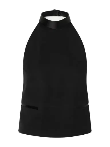McQueen Halterneck Wool Top | Thumbnail 1 McQueen Halterneck Wool Top | Thumbnail 1
