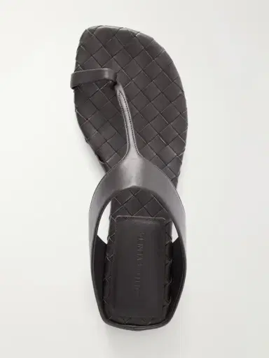 Bottega Veneta Livia Leather Flat Sandals | Thumbnail 6 Bottega Veneta Livia Leather Flat Sandals | Thumbnail 6