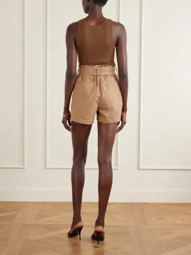 Saint Laurent Belted Cotton-twill Shorts | Thumbnail 3 Saint Laurent Belted Cotton-twill Shorts | Thumbnail 3