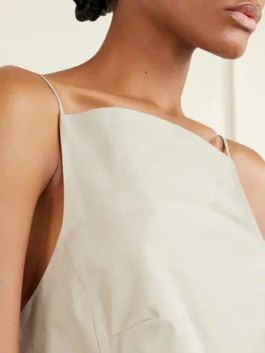 Tibi Open-back Cotton-poplin Tank | Thumbnail 4 Tibi Open-back Cotton-poplin Tank | Thumbnail 4
