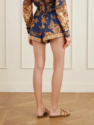 Zimmermann Aster Printed Silk Shorts | Thumbnail 4 Zimmermann Aster Printed Silk Shorts | Thumbnail 4