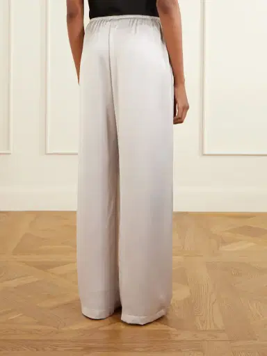 LESET Barb Satin Wide-leg Pants | Thumbnail 4 LESET Barb Satin Wide-leg Pants | Thumbnail 4