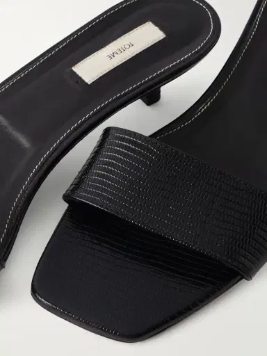 TOTEME Lizard-effect Leather Sandals | Thumbnail 5 TOTEME Lizard-effect Leather Sandals | Thumbnail 5