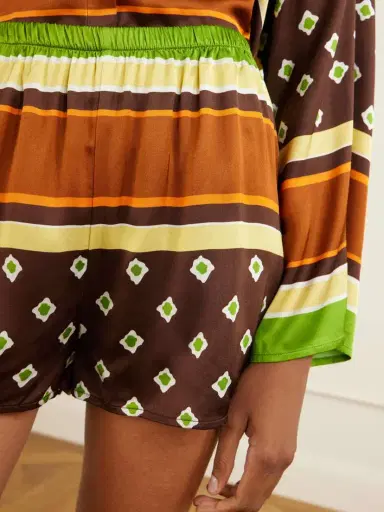 Faithfull Tia Printed Satin Shorts | Thumbnail 5 Faithfull Tia Printed Satin Shorts | Thumbnail 5