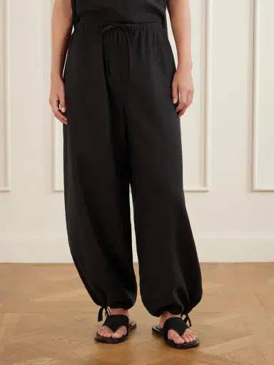 TOTEME Lyocell-blend Tapered Pants | Thumbnail 3 TOTEME Lyocell-blend Tapered Pants | Thumbnail 3