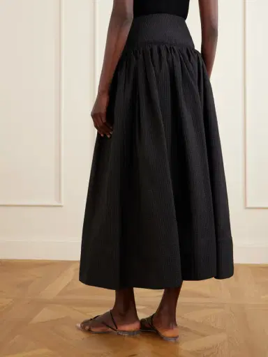 Alaïa Cotton Midi Skirt | Thumbnail 3 Alaïa Cotton Midi Skirt | Thumbnail 3