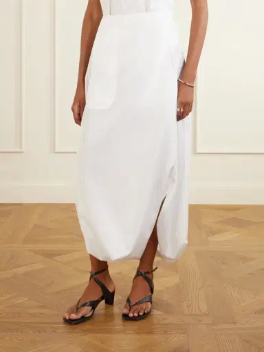 Tibi Jalousie Shell Midi Skirt | Thumbnail 3 Tibi Jalousie Shell Midi Skirt | Thumbnail 3
