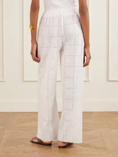 Faithfull Mora Broderie Anglaise Straight-leg Pants | Thumbnail 4 Faithfull Mora Broderie Anglaise Straight-leg Pants | Thumbnail 4