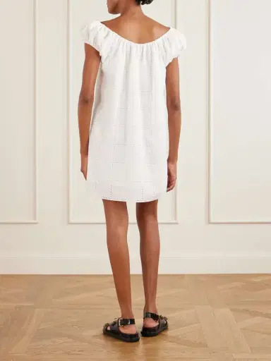 Faithfull Serafina Broderie Anglaise Mini Dress | Thumbnail 3 Faithfull Serafina Broderie Anglaise Mini Dress | Thumbnail 3