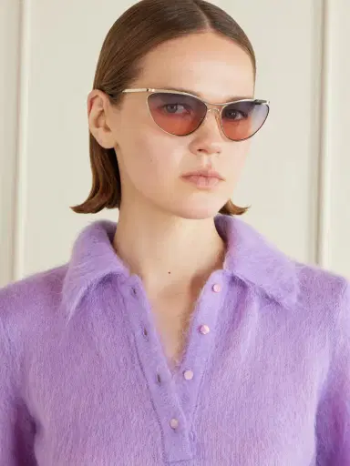 Chloé Aviator-style Gold-tone Sunglasses | Thumbnail 2 Chloé Aviator-style Gold-tone Sunglasses | Thumbnail 2