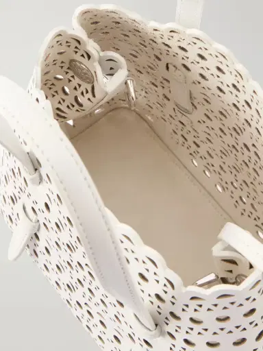 Alaïa Mina 20 Laser-cut Leather Tote | Thumbnail 6 Alaïa Mina 20 Laser-cut Leather Tote | Thumbnail 6
