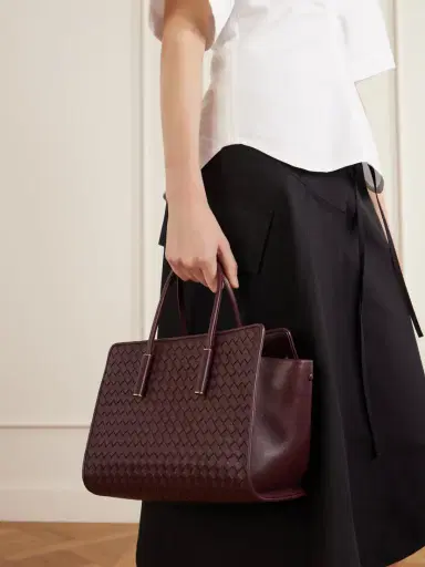 Bottega Veneta Barbara Intrecciato Leather Shoulder Bag | Thumbnail 2 Bottega Veneta Barbara Intrecciato Leather Shoulder Bag | Thumbnail 2