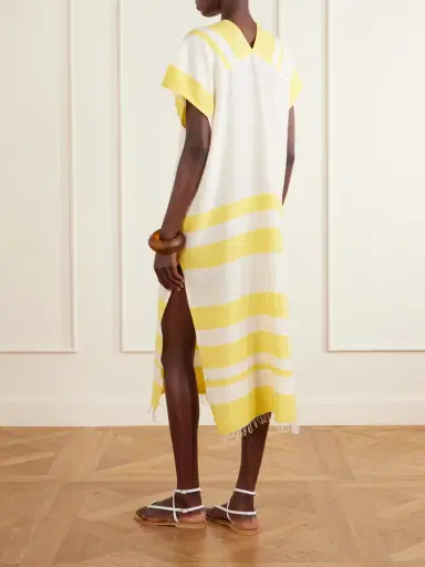 Lemlem Gasira Striped Cotton-blend Maxi Dress | Thumbnail 3 Lemlem Gasira Striped Cotton-blend Maxi Dress | Thumbnail 3