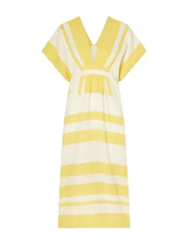 Lemlem Gasira Striped Cotton-blend Maxi Dress | Thumbnail 1 Lemlem Gasira Striped Cotton-blend Maxi Dress | Thumbnail 1