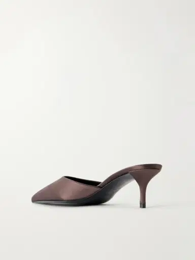 Alaïa Le Coeur 55 Satin Mules | Thumbnail 3 Alaïa Le Coeur 55 Satin Mules | Thumbnail 3