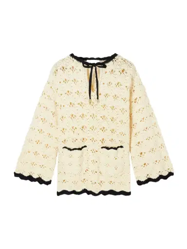Zimmermann Aster Crocheted Cotton Coverup | Thumbnail 1 Zimmermann Aster Crocheted Cotton Coverup | Thumbnail 1