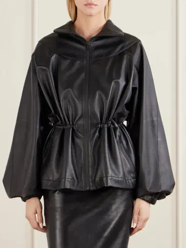 Givenchy Gathered Leather Jacket | Thumbnail 3 Givenchy Gathered Leather Jacket | Thumbnail 3