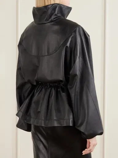 Givenchy Gathered Leather Jacket | Thumbnail 4 Givenchy Gathered Leather Jacket | Thumbnail 4
