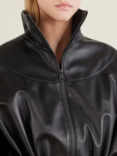 Givenchy Gathered Leather Jacket | Thumbnail 5 Givenchy Gathered Leather Jacket | Thumbnail 5