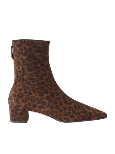 Aquazzura Saint Honoré 35 Animal-print Suede Boots | Thumbnail 1 Aquazzura Saint Honoré 35 Animal-print Suede Boots | Thumbnail 1