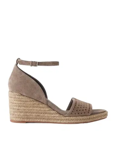 Brunello Cucinelli Wedge Suede Espadrille Platform Sandals | Thumbnail 1 Brunello Cucinelli Wedge Suede Espadrille Platform Sandals | Thumbnail 1