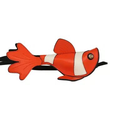 Chanel Chanel Coco Beach Mini Clownfish Bag Charm Orange, White, Black Lambskin Gold Hardware | Thumbnail 6 Chanel Chanel Coco Beach Mini Clownfish Bag Charm Orange, White, Black Lambskin Gold Hardware | Thumbnail 6