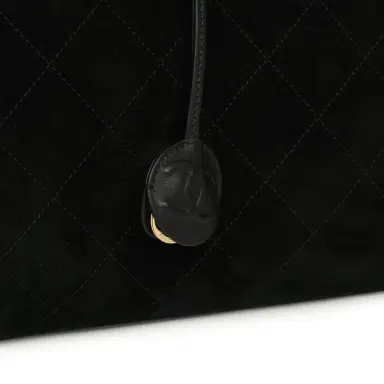 Chanel Chanel Large "Perfect Bowling" Bag Black Suede Gold Hardware | Thumbnail 7 Chanel Chanel Large "Perfect Bowling" Bag Black Suede Gold Hardware | Thumbnail 7
