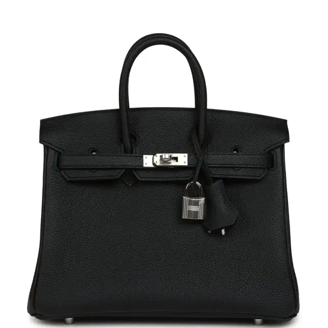 Hermes Birkin 25 Black Togo Palladium Hardware Hermes Birkin 25 Black Togo Palladium Hardware