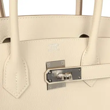 HERMÈS Hermes Birkin 30 Craie Togo Palladium Hardware | Thumbnail 7 HERMÈS Hermes Birkin 30 Craie Togo Palladium Hardware | Thumbnail 7
