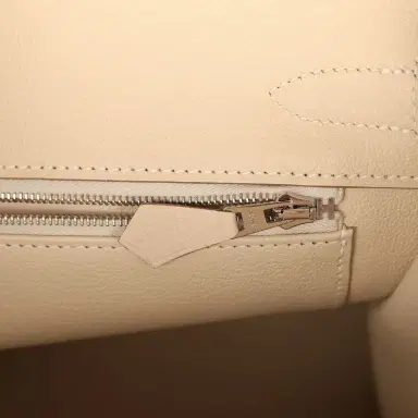 HERMÈS Hermes Birkin 30 Craie Togo Palladium Hardware | Thumbnail 9 HERMÈS Hermes Birkin 30 Craie Togo Palladium Hardware | Thumbnail 9