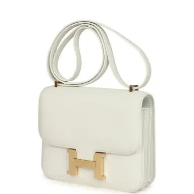 HERMÈS Hermes Constance 18 New White Swift Permabrass Hardware | Thumbnail 5 HERMÈS Hermes Constance 18 New White Swift Permabrass Hardware | Thumbnail 5