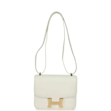 HERMÈS Hermes Constance 18 New White Swift Permabrass Hardware | Thumbnail 7 HERMÈS Hermes Constance 18 New White Swift Permabrass Hardware | Thumbnail 7