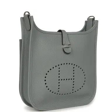 HERMÈS Hermes Evelyne 23 Gris Pantin Clemence Palladium Hardware | Thumbnail 2 HERMÈS Hermes Evelyne 23 Gris Pantin Clemence Palladium Hardware | Thumbnail 2