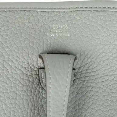 HERMÈS Hermes Evelyne 23 Gris Pantin Clemence Palladium Hardware | Thumbnail 7 HERMÈS Hermes Evelyne 23 Gris Pantin Clemence Palladium Hardware | Thumbnail 7